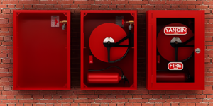 Yangın dolabı sistemleri - Endüstriyel ve bina içi yangın dolabı görseli